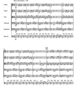 时髦球靴 初级 交响弦乐合奏总谱+分谱 G2 有试听-云音圈