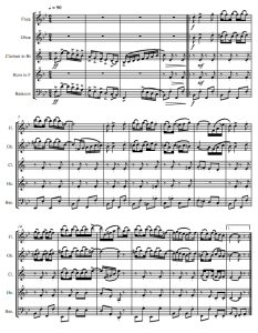 易胜者雷格 天生赢家 乔普林 木管五重奏总谱+分谱 有试听-云音圈