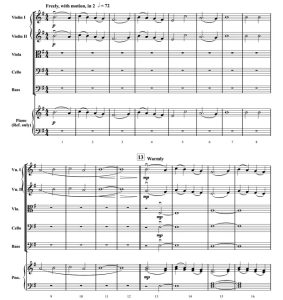 月光之影 奥洛林版 中级 交响弦乐合奏总谱+分谱 3级 有试听-云音圈