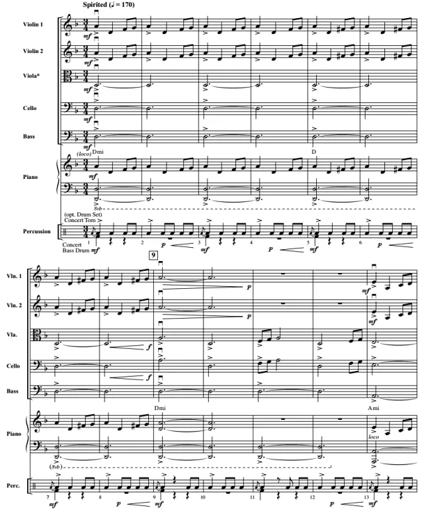 权力的游戏 中级 交响弦乐合奏总谱+分谱 3级 有试听