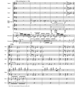 檀岛骑警 交响弦乐合奏总谱+分谱 中级 G3.5 有试听-云音圈