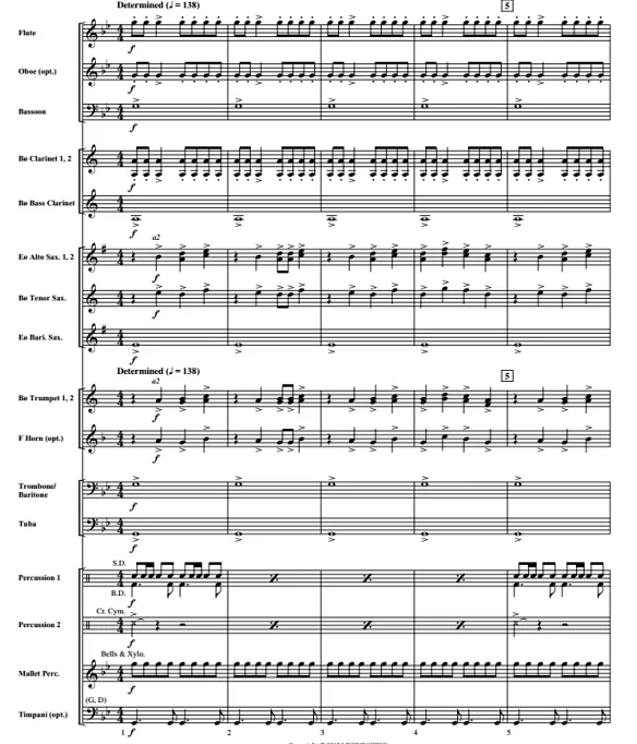 毒蝎子 索塞多版 初级 交响管乐合奏总谱+分谱 有试听