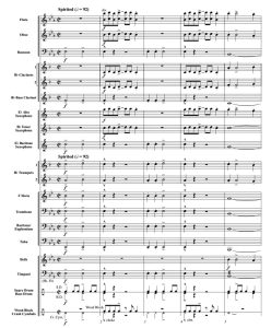 比尔贝利铜饰版 初级 交响管乐合奏总谱+分谱 1.5级 有试听-云音圈