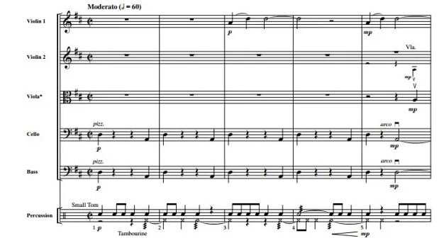 法国民间圣诞歌 初级 交响弦乐合奏总谱+分谱 G2.5 有试听