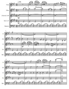 波罗维茨舞曲(鞑靼人舞曲) 《伊戈尔王子》 木管五重奏总谱+分谱 有试听-云音圈