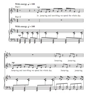 商品为 SA 二声部合唱线谱 滚动歌 Tumbling 卡皮洛版 童声女声合唱+钢琴谱 有试听-云音圈