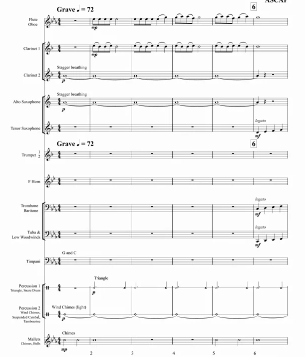 满月 初级管乐 交响管乐合奏总谱+分谱 有试听