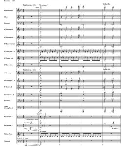 漫威宇宙英雄传 布朗版 中级 交响管乐合奏总谱+分谱 G3 有试听-云音圈