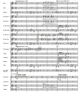 灵魂乐之诱惑乐队 文森版 初级 交响管乐合奏总谱+分谱 2级 有试听-云音圈