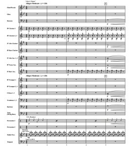 爱丽丝梦游仙境组曲 布朗版 中级 交响管乐合奏总谱+分谱 3级 有试听-云音圈