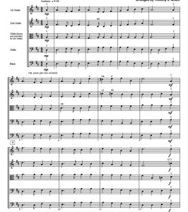 爱国赞歌4首 初级 交响弦乐合奏总谱+分谱（1级） 有试听-云音圈