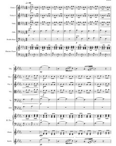 爱情故事 Love Story 弦乐五重奏+钢琴 总谱+分谱 有试听-云音圈