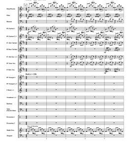 犯罪终结者 中级 交响管乐合奏总谱+分谱 有试听-云音圈