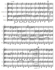 猜调 木管五重奏总谱+分谱 有试听-云音圈