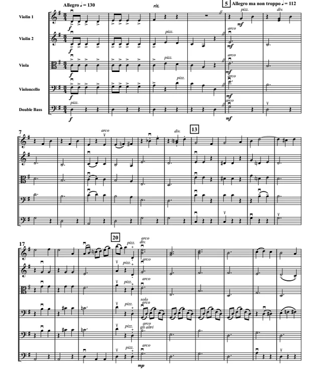 玩具国与玩具兵进行曲 伦特纳版 中级 交响弦乐合奏总谱+分谱 G3 有试听