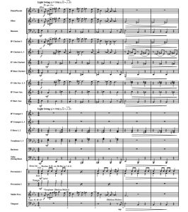 玩具总动员4 文森版 中级 交响管乐合奏总谱+分谱 有试听-云音圈