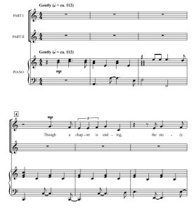 商品为SA 二声部合唱线谱 直到我们再相遇 朗格版 童声女声合唱谱 有试听-云音圈