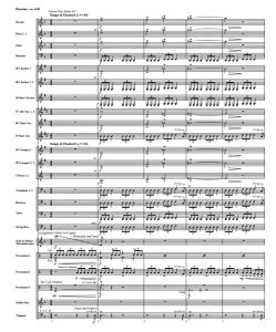 神秘博士-穿越时空 中级 交响管乐合奏总谱+分谱 G3 有试听-云音圈