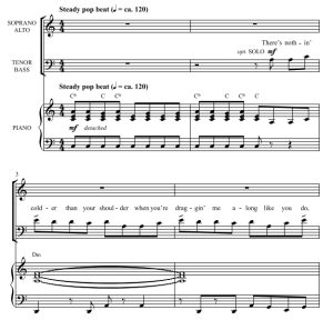 商品为SATB 四声部合唱线谱 神秘魔法 比林斯利版 混声合唱谱 有试听-云音圈