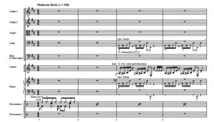 空中铁匠乐队《Walk This Way》摩尔版 中级 交响弦乐合奏总谱+分谱 G3.5 有试听-云音圈