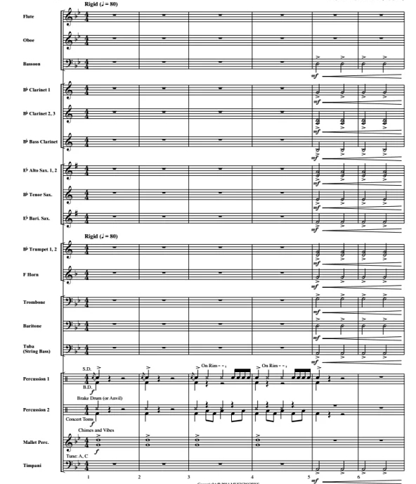 粒子转换 初-中级 交响管乐合奏总谱+分谱 G2.5 有试听