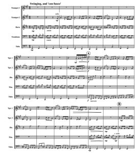 绿袖子 铜管五重奏总谱+分谱 有试听-云音圈