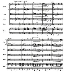 网络波尔卡 交响弦乐合奏总谱+分谱 初级 G2 有试听-云音圈