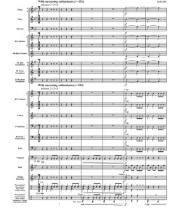 美丽心灵 初-中级 交响管乐合奏总谱+分谱 2.5级 有试听-云音圈