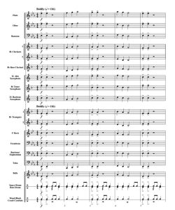 美国人的骄傲 初级 交响管乐合奏总谱+分谱 1级 有试听-云音圈