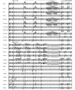 美国队长进行曲 中级 交响管乐合奏总谱+分谱 G4 有试听-云音圈