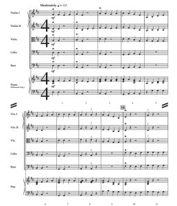 羚羊谷高速 初级 交响弦乐合奏总谱+分谱 G1 有试听-云音圈