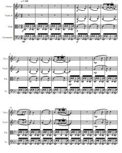 胡桃夹子 阿拉伯舞 柴可夫斯基 弦乐四重奏总谱+分谱 有试听-云音圈