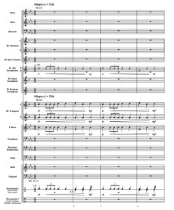 胡桃夹子精选 巴伦特版 2.5级 初-中级 交响管乐合奏总谱+分谱 有试听-云音圈