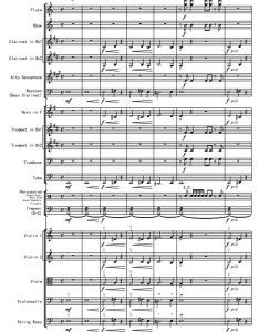 芬兰颂 西贝柳斯 1级 小学生初级 管弦乐总谱+分谱 有试听-云音圈