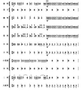 苏南小调 民乐合奏总谱+分谱 有试听-云音圈