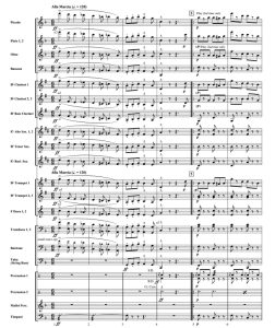 苏萨 自由钟进行曲 波库克版 中级 交响管乐合奏总谱+分谱 3级 有试听-云音圈