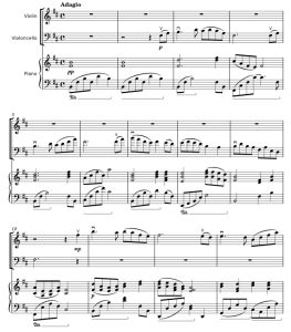 茉莉花 小提琴大提琴钢琴 总分谱 有试听-云音圈