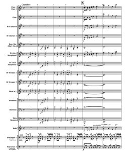 落基山的云景 格赖斯版 初级 交响管乐合奏总谱+分谱（1级） 有试听-云音圈