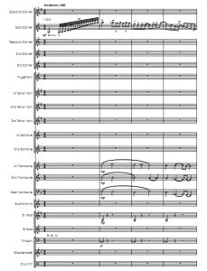 蓝色狂想曲 乔治·格什温 铜管合奏总谱+分谱 有试听-云音圈