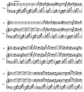 蝴蝶犬 钢琴双簧管总分谱 有试听-云音圈