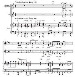 商品为SSA 三声部合唱线谱 詹妮弗.哈德森 Let There Be Joy 布莱默版 童声女声圣诞合唱谱 有试听-云音圈