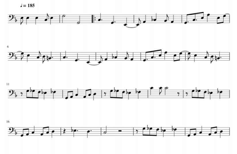 超级马里奥兄弟世界主题曲 长号独奏 有试听