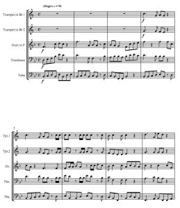 过年 白毛女选段 木管五重奏总谱+分谱 有试听-云音圈