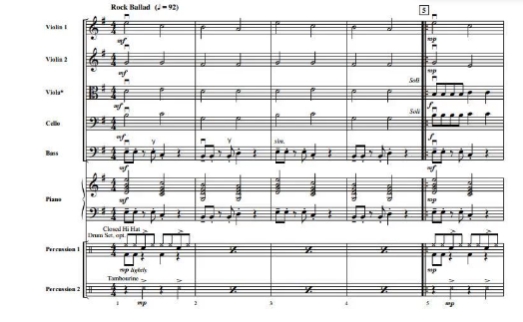 酷玩乐队 Lost! 朗斐尔版 初级 交响弦乐合奏总谱+分谱 G2 有试听