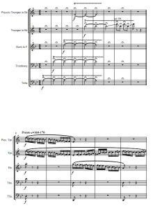 野蜂飞舞 加拿大铜管五重奏总谱+分谱 有试听-云音圈