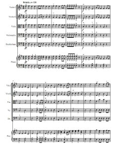 金银岛  1级 弦乐合奏与钢琴总谱+分谱 有试听-云音圈