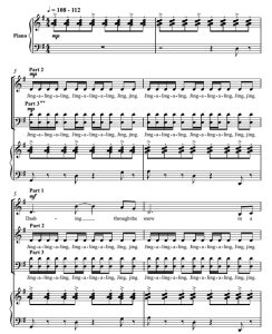 商品为SAB 三声部合唱线谱 铃儿响叮当 Jingle Bells 法奈尔版 混声圣诞合唱谱 有试听-云音圈