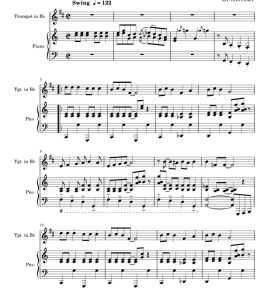 铃儿响叮当摇滚版   小号钢琴 总分谱 有试听-云音圈