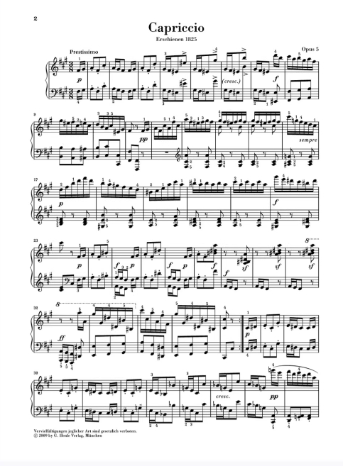 图片[4]-门德尔松钢琴作品集（共两卷） 亨乐版