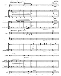 闹鬼的旋转木马 初级管乐 交响管乐合奏总谱+分谱（2级） 有试听-云音圈